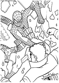 Desenhos do Homem-Aranha para colorir – Página de colorir 61