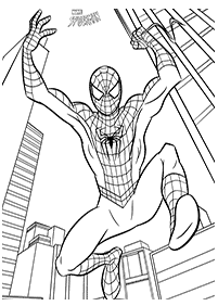 Desenhos do Homem-Aranha para colorir – Página de colorir 72