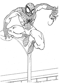 Desenhos do Homem-Aranha para colorir – Página de colorir 73