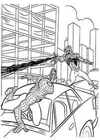 Desenhos do Homem-Aranha para colorir – Página de colorir 76