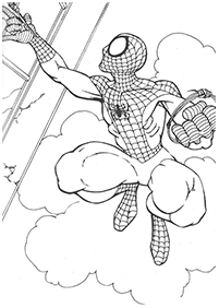 Desenhos do Homem-Aranha para colorir – Página de colorir 79