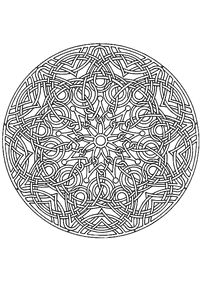 Páginas com mandalas para colorir – Página 1