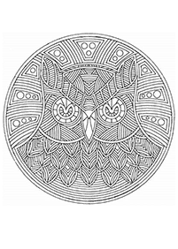 Páginas com mandalas para colorir – Página 23