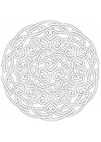 Páginas com mandalas para colorir – Página 30