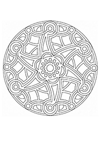 Páginas com mandalas para colorir – Página 31