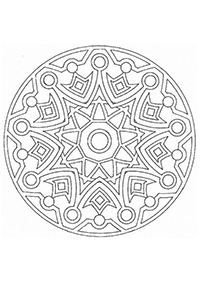 Páginas com mandalas para colorir – Página 33