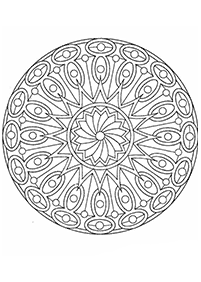 Páginas com mandalas para colorir – Página 36