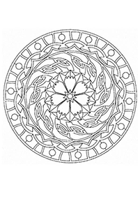 Páginas com mandalas para colorir – Página 37