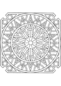 Páginas com mandalas para colorir – Página 4