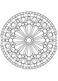 Páginas com mandalas para colorir – Página 42