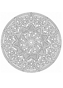 Páginas com mandalas para colorir – Página 43