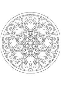 Páginas com mandalas para colorir – Página 44