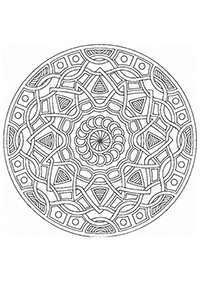 Páginas com mandalas para colorir – Página 47