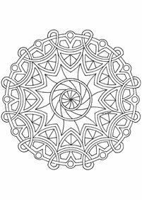 Páginas com mandalas para colorir – Página 53