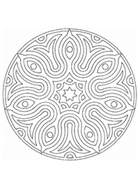 Páginas com mandalas para colorir – Página 57