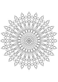 Páginas com mandalas para colorir – Página 58