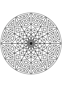 Páginas com mandalas para colorir – Página 60