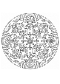 Páginas com mandalas para colorir – Página 63