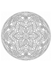 Páginas com mandalas para colorir – Página 65