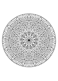 Páginas com mandalas para colorir – Página 66