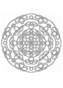 Páginas com mandalas para colorir – Página 67