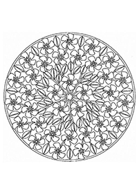 Páginas com mandalas para colorir – Página 73