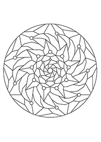 Páginas com mandalas para colorir – Página 81