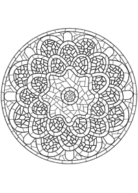 Páginas com mandalas para colorir – Página 82