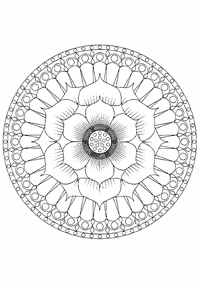 Páginas com mandalas para colorir – Página 88