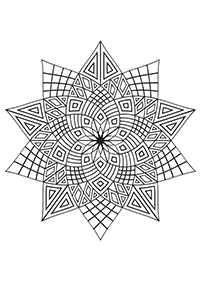 Páginas com mandalas para colorir – Página 90