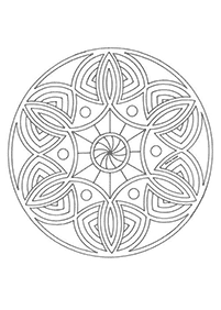 Páginas com mandalas para colorir – Página 95