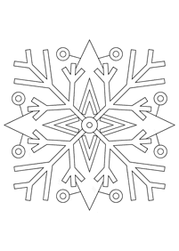 Mandalas simples para colorir – Página de colorir 125