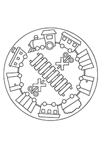 Mandalas simples para colorir – Página de colorir 84