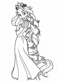 Desenhos para colorir das Princesas – Página de colorir 103