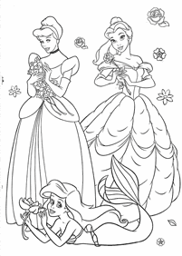 Desenhos para colorir das Princesas – Página de colorir 104