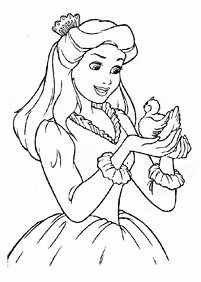 Desenhos para colorir das Princesas – Página de colorir 109