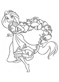 Desenhos para colorir das Princesas – Página de colorir 110