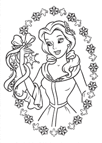 Desenhos para colorir das Princesas – Página de colorir 123