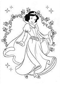 Desenhos para colorir das Princesas – Página de colorir 129