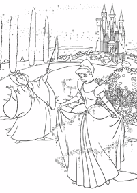 Desenhos para colorir das Princesas – Página de colorir 130