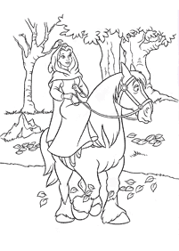 Desenhos para colorir das Princesas – Página de colorir 131