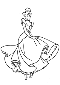 Desenhos para colorir das Princesas – Página de colorir 24