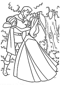 Desenhos para colorir das Princesas – Página de colorir 36