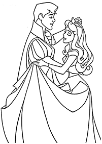 Desenhos para colorir das Princesas – Página de colorir 42