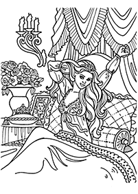 Desenhos para colorir das Princesas – Página de colorir 51