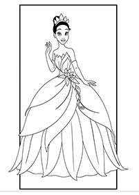 Desenhos para colorir das Princesas – Página de colorir 57