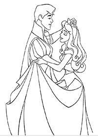 Desenhos para colorir das Princesas – Página de colorir 69