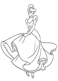 Desenhos para colorir das Princesas – Página de colorir 77