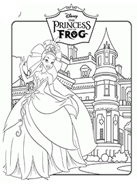 Desenhos para colorir das Princesas – Página de colorir 84