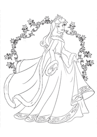 Desenhos para colorir das Princesas – Página de colorir 85